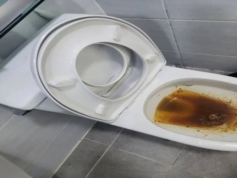 평촌 변기막힘 작업사례 23