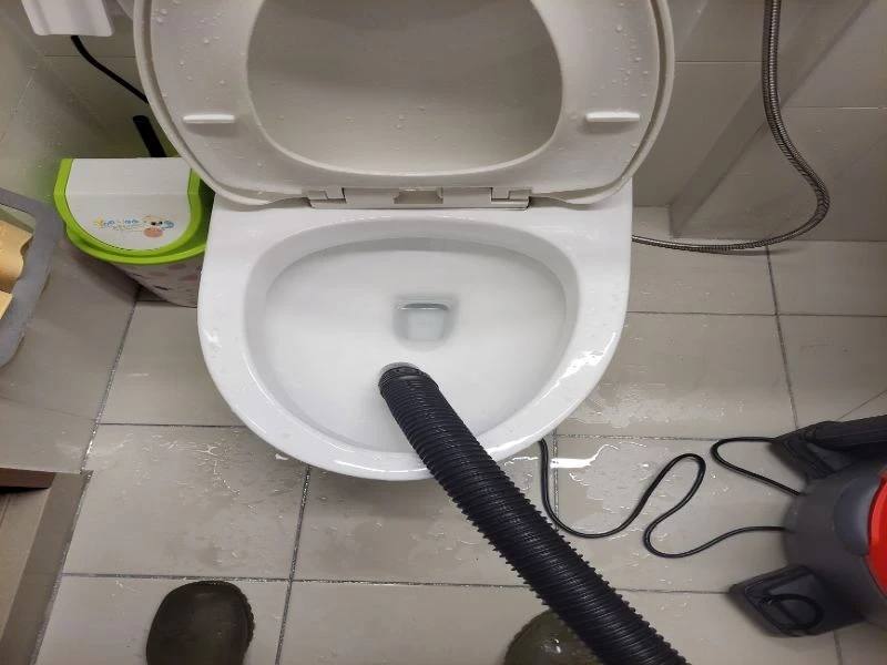 평촌 변기막힘 작업사례 9
