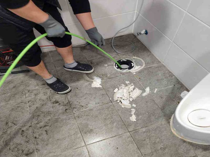 평촌 변기역류 작업사례 14