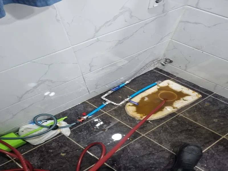 평촌 변기역류 작업사례 9